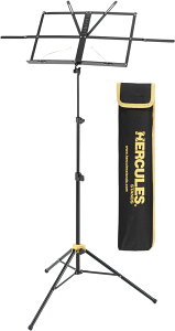 Hercules ハーキュレス BS050B 譜面立て ミュージックスタンド 譜面台 楽譜立て 折りたたみ ワイドタイプ ケース BS-050B 1本 北海道 沖縄 離島不可