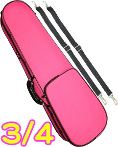 CarloGiordano JW_[m TRC-100C sN DPK 3/4 oCIP[X qp bN Z~n[hP[X 43 P[X violin case pink@kC  s