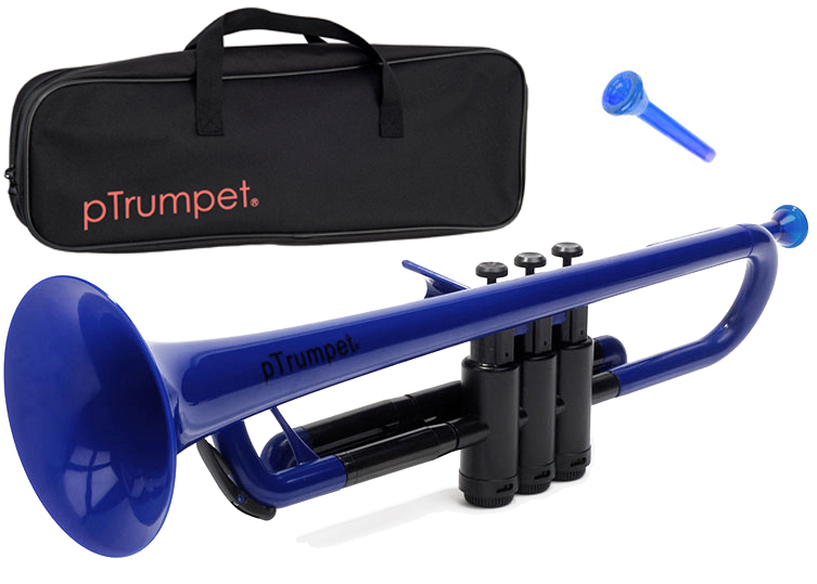 PINSTRUMENTS PTRUMPET1B ブルー アウトレット pTrumpet 新品 プラスチック トランペット B♭ Pトランペット trumpet blue　北海道 沖縄 離島不可