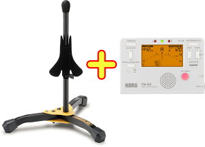 Hercules ハーキュレス DS510BB トランペットスタンド コルネット trumpet cornet stand チューナーメトロノーム TM-60-WH セット G 北海道 沖縄 離島不可
