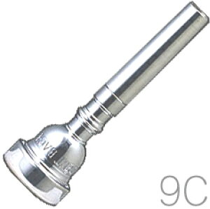 Vincent Bach ( BZg obN ) 9C gybg }EXs[X SP ⃁bL trumpet mouthpiece Silver plated@kC  s