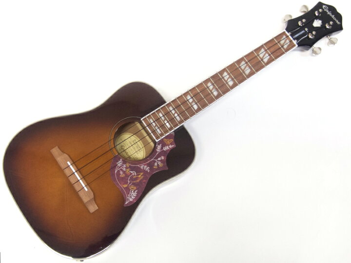 楽天市場】Epiphone ( エピフォン ) Hummingbird Ac/El Ukulele Tenor 