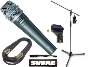SHURE シュア BETA57A Gravity三脚マイクスタンドセット (XLR-XLR 5メートルケーブル同梱) 【10月24日時点、在庫あり 】
