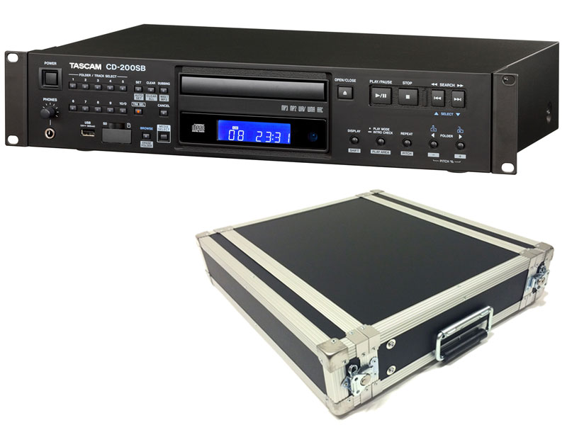 ニューライフストアTASCAM CDプレーヤー 業務用 CD-200SB SDHCカード USBメモリー対応 SD