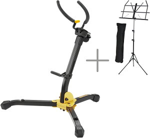 Hercules ハーキュレス DS630BB サックス スタンド アルトサックス テナーサックス alto tenor saxophones stands アルミ 譜面台 セット 北海道 沖縄 離島不可