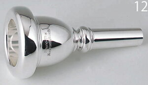 B.TilZ ( ティルツ ) 12 チューバ用 マウスピース バコモデル 銀メッキ仕上げ モデル No.12 BAKO SP Tuba mouthpiece 金管楽器 チューバマウスピース