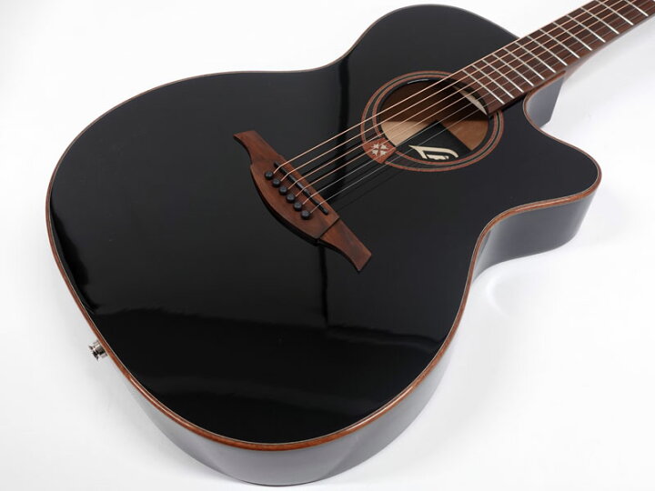 楽天市場】LAG Guitars T118ASCE BLK アコースティックギター エレアコ 