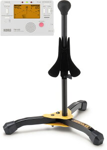 Hercules ハーキュレス DS531BB フリューゲルホルン ソプラノサックス スタンド Soprano saxophone Flugelhorn stand TM-60 チューナー セット B 北海道 沖縄 離島不可