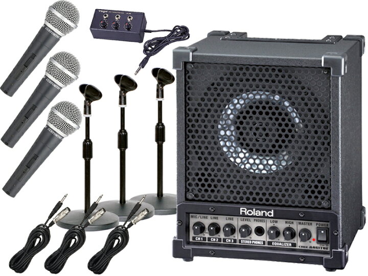 楽天市場】Roland ローランド CM-30 有線卓上マイク3本セット ◇ 屋内 