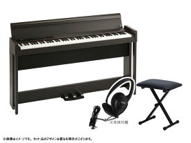 KORG ( コルグ ) 電子ピアノ デジタルピアノ C1 Air-BR キーボードベンチセット ブラウン【取り寄せ商品 】