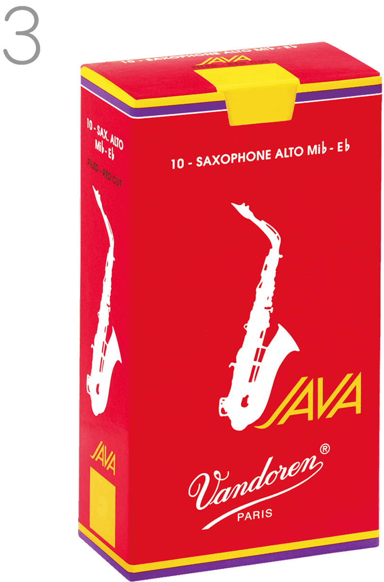  vandoren バンドーレン SR263R アルトサックス ジャバ ファイルド レッドカット リード 3番 1箱 10枚入り alto saxophone reed JAVA FILED RED CUT アルトサクソフォン バンドレン 