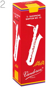 y[֏oוiz vandoren ( oh[ ) SR342R ogTbNXp Wo t@Ch bhJbg 2 1 5 Baritone saxophone reed JAVA FILED RED CUT oh@kC///s
