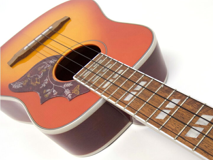 楽天市場】Epiphone ( エピフォン ) Hummingbird Ac/El Ukulele Tenor  