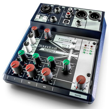 楽天市場 Sound Craft サウンドクラフト Notepad 5 5ch小型ミキサー Pcとusb接続でオーディオインターフェースとしても使用できます 送料無料 ワタナベ楽器 楽天ｓｈｏｐ
