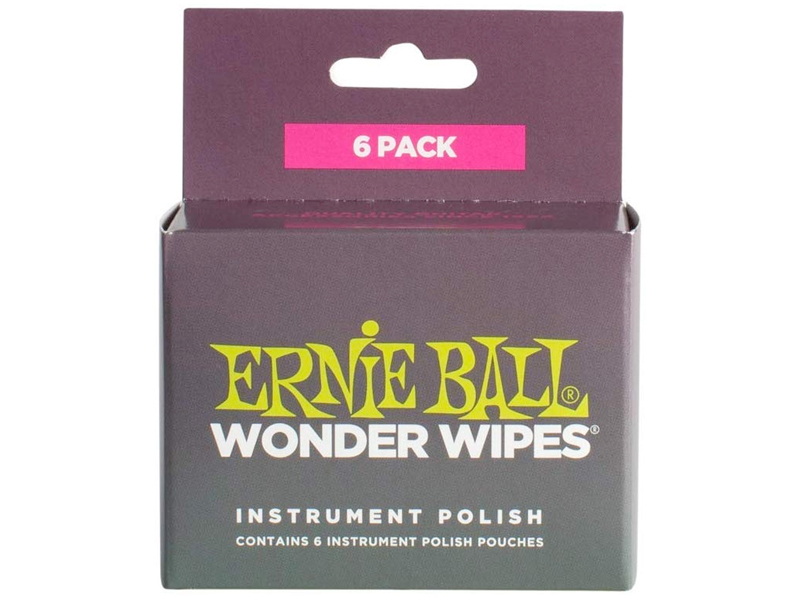 Wonder Wipes Instrument Polish ERNIE BALL 冬特価 6P 4278 最大56%OFFクーポン ボディポリッシュ アーニーボール お金を節約