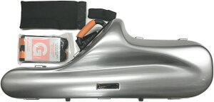 bam o DEF4012SA ei[TbNX n[h P[X  ft@X bN LA DEFENSE CABINE Tenor sax case Brushed Aluminum@kC    s