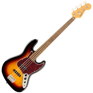 SQUIER XNC[ Classic Vibe 60s Jazz Bass Fretless 3TS tbgX WYx[Xy nƍ Z[ z