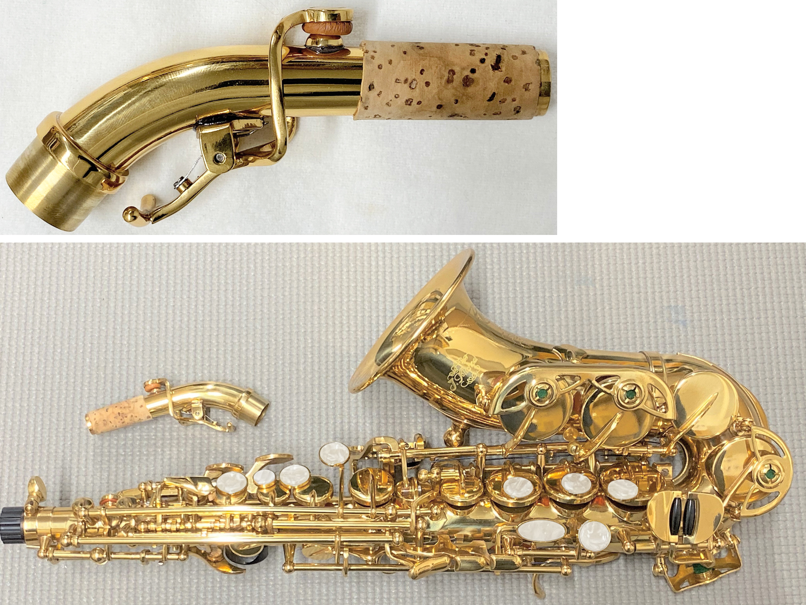 J Michael ( Jマイケル ) SPC-700 カーブド ソプラノサックス ラッカー soprano saxophone gold 管楽器  セット C　北海道 沖縄 離島不可 | ワタナベ楽器　楽天ＳＨＯＰ