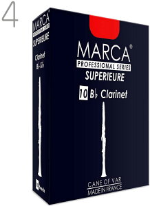 �p�b�P�[�W���قȂ�ꍇ����y���[���֏o�וi�z MARCA ( �}�[�J ) �X�y���A�� B�� �N�����l�b�g 4�� ���[�h 10������ 1�� Bb clarinet professional reed SUPERIEURE 4.0 �t�����X�� �y�k�C���s��/����s��/��