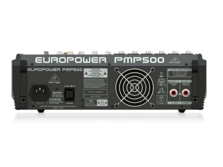 楽天市場】BEHRINGER ベリンガー PMP500 EUROPOWER パワードミキサー 