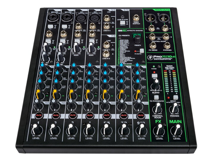 楽天市場】MACKIE マッキー ProFX10v3 エフェクト内蔵コンパクト 