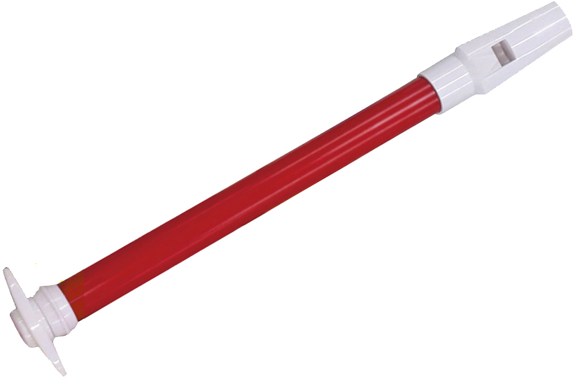  SW-02 スライドホイッスル レッド スライド笛 プラスチック ホイッスル グリッサンド 楽器 気鳴楽器 パーカッション 打楽器 SW02 RED 赤色 