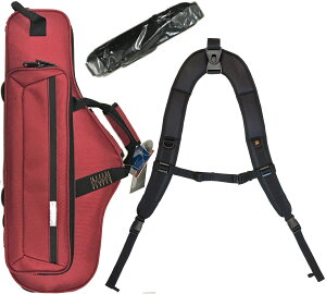 PROTEC プロテック PB-304CT レッド アルトサックス ケース セミハードケース リュック BP-STRAP alto saxophone case Red PB304CTRX セット 北海道 沖縄 離島不可