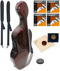 Carbon Mac J[{}bN CFC-3 WRD `FP[X Cbh 4/4 bN n[hP[X cello hard cases wine red Dominant Zbg@kC    s