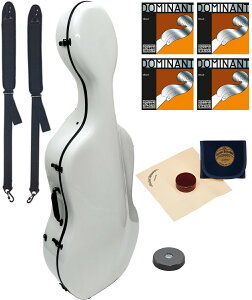 Carbon Mac J[{}bN CFC-3 WHT `FP[X zCg 4/4 bN n[hP[X cello hard cases white Dominant F Zbg@kC    s