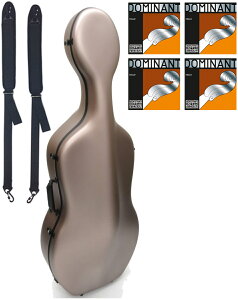 Carbon Mac J[{}bN CFC-2S Te VpS[h S-CPG `FP[X 4/4 cello hard cases Dominant satin gold Zbg@kC    s