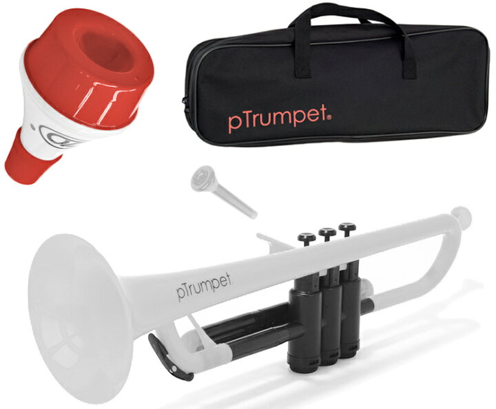 楽天市場】PINSTRUMENTS pTrumpet ホワイト プラスチック トランペット 