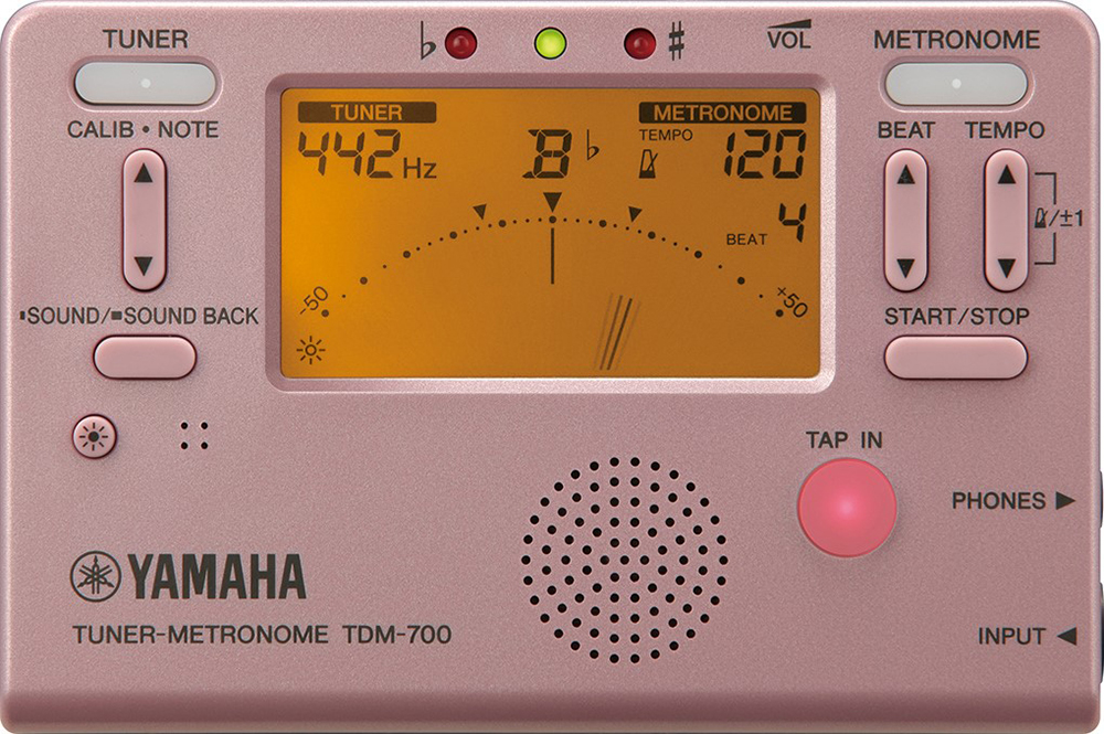  YAMAHA ヤマハ TDM-700P ピンク チューナーメトロノーム クロマチックチューナー 管楽器 metronome tuner TDM-700 pink プラチナピンク　