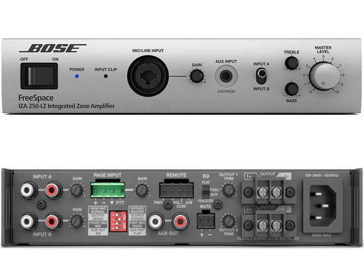 楽天市場】BOSE ボーズ FreeSpace IZA250-LZ v2 ◇ パワーアンプ 25W+  