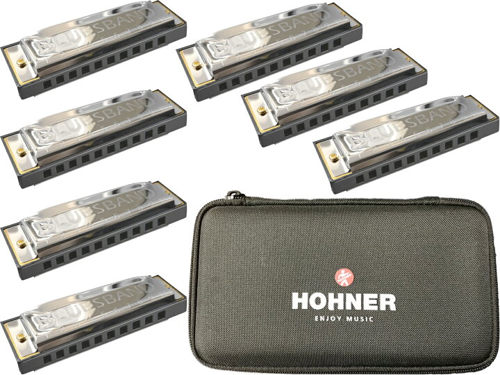 楽天市場 Hohner ホーナー ブルースハーモニカ 7本 ブルースバンド セット 10穴 ブルースハープ 10ホールズ ハーモニカ C調 G調 A調 D調 E調 F調 ケース 北海道 沖縄 離島不可 ワタナベ楽器 楽天ｓｈｏｐ