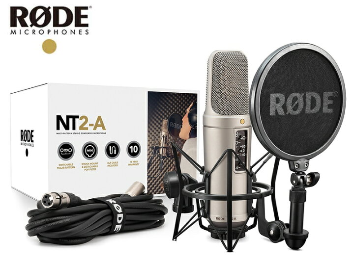 楽天市場】RODE ロード NT2-A マルチパターン・デュアル1インチ 