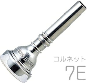 Vincent Bach ( ���B���Z���g �o�b�N ) 7E �R���l�b�g �}�E�X�s�[�X SP �⃁�b�L �X�^���_�[�h Cornet mouthpiece Silver plated ��7E�@�k�C�� ���� �����s��