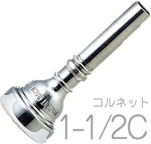 Vincent Bach ( BZg obN ) 1-1/2C Rlbg }EXs[X SP ⃁bL X^_[h Cornet mouthpiece Silver plated 1 1/2C@kC  s