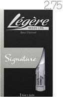 【メール便出荷品】 Legere ( レジェール ) バスクラリネット リード シグネチャー 2.75 Bass Clarinet S…