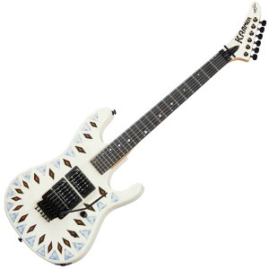 KRAMER �N���C�}�[ NightSwan Vintage White with Aztec Graphic �i�C�g�X���� �A�Y�e�b�N�E�O���t�B�b�N �G���L�M�^�[ �y�X�g���b�v �v���[���g �z