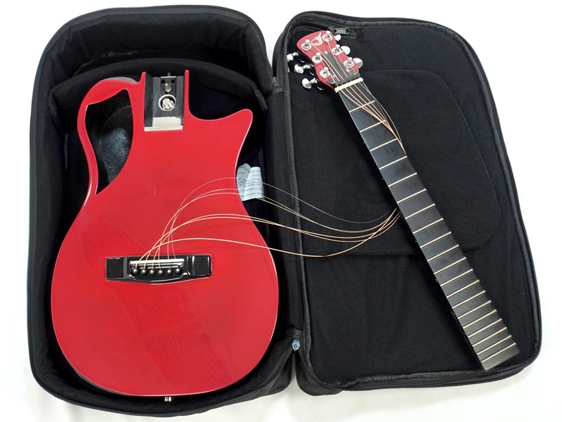 再再販 Journey Instruments OF660R2 カーボンファイバー 折りたたみ コンパクトトラベル・アコースティックギター KH