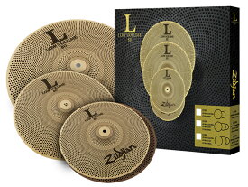 Zildjian ジルジャン L80 Low Volume Cymbal Set NAZLLV348 ローボリューム 13HH / 14C / 18CR【NAZLLV348】【クリーナー クロス 付 2月7日時点メーカー在庫無し 】 消音 小さい音 クラッシュ アコースティック ストリート