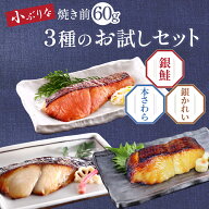 おためし 送料無料 送料無料 お試し 買えば買うほどお得！京のおとと【 西京焼き 60g お試し 3種セット …