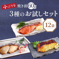 おためし 送料無料 送料無料 お試し 京のおとと【 西京焼き 60g お試し 3種セット 】【 12袋 】【焼き上…