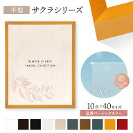 サクラ平型 額縁 額 木製 サイズ ポスター イラスト 絵画 紫外線カット UVカット アクリル UV フレーム …