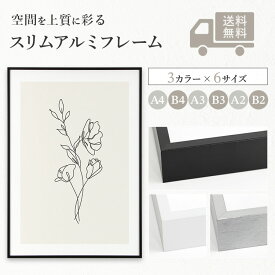 ＼新製品 20％OFFクーポン／【送料無料】スリムフレーム 額縁 ポスターフレーム UVカット サイズ 壁掛け b2 a2 a4 a3 b3 b4 ブラック ホワイト シルバー 黒 白 銀 映画 おしゃれ フレーム ポスター額 フレーム 額 ポスター 写真 大きいサイズ シンプル 軽い コピー用紙 安い