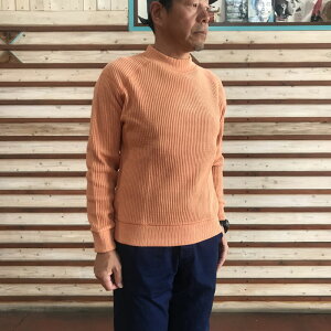 �ySALE�zJackman �W���b�N�}�� JM7200 Waffle Midneck ���b�t���f�ރ~�b�h�l�b�N�J�b�g�\�[ Apricot�@�A�v���R�b�g