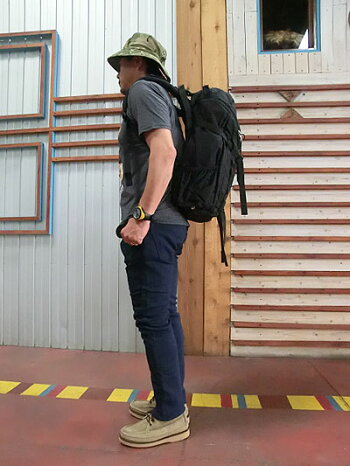 FOBF1141FOBファクトリーRELAXCOLORDENIM5Pパンツネイビー