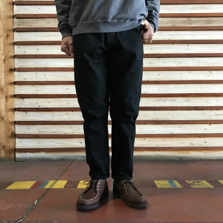 楽天市場】Sanca SANCA サンカ S24FPT03 Black Denim Taperd 5P 