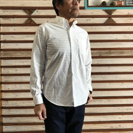 オアスロウ　orslow ボタンダウンシャツ シャンブレーシャツ 日本製 01-8012-69 White ホワイト
