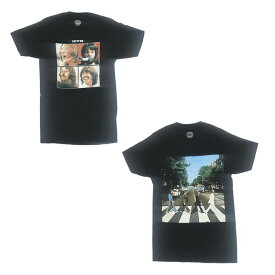 ROCK TEE ビートルズ　THE BEATLES Let It Be Abbey Road プリントTシャツ